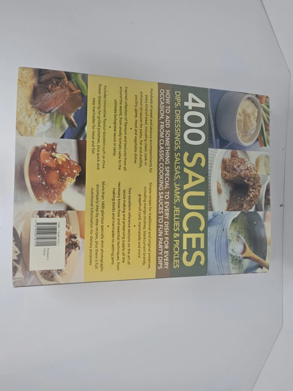 400 Sauces Dips Dressings Book by Atkinson, C